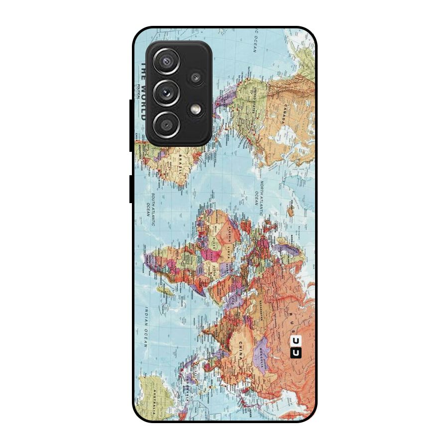 Lets Travel The World Metal Back Case for Galaxy A52s 5G