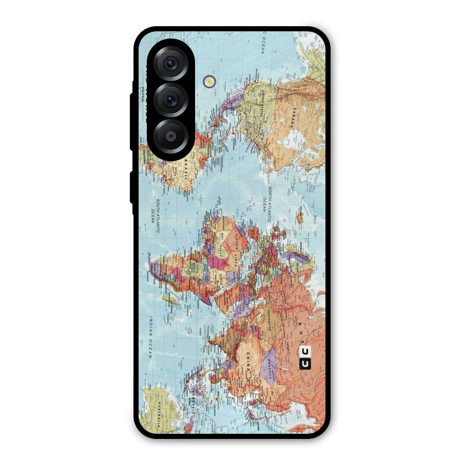 Lets Travel The World Metal Back Case for Galaxy A56