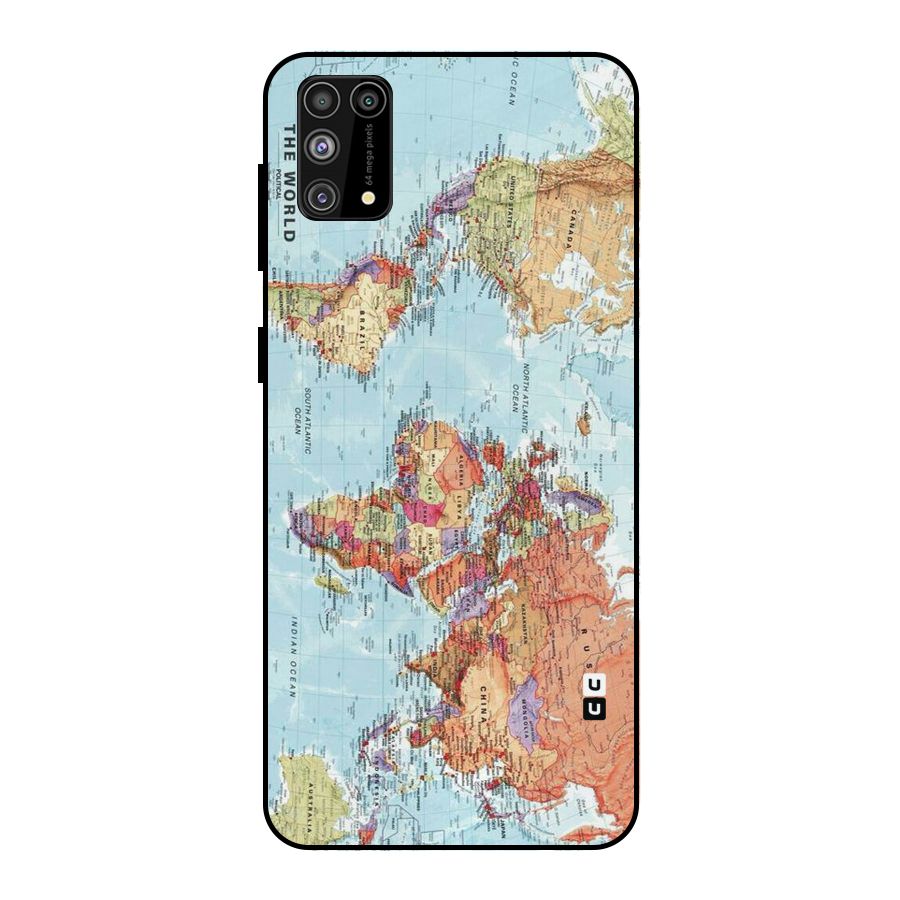 Lets Travel The World Metal Back Case for Galaxy F41