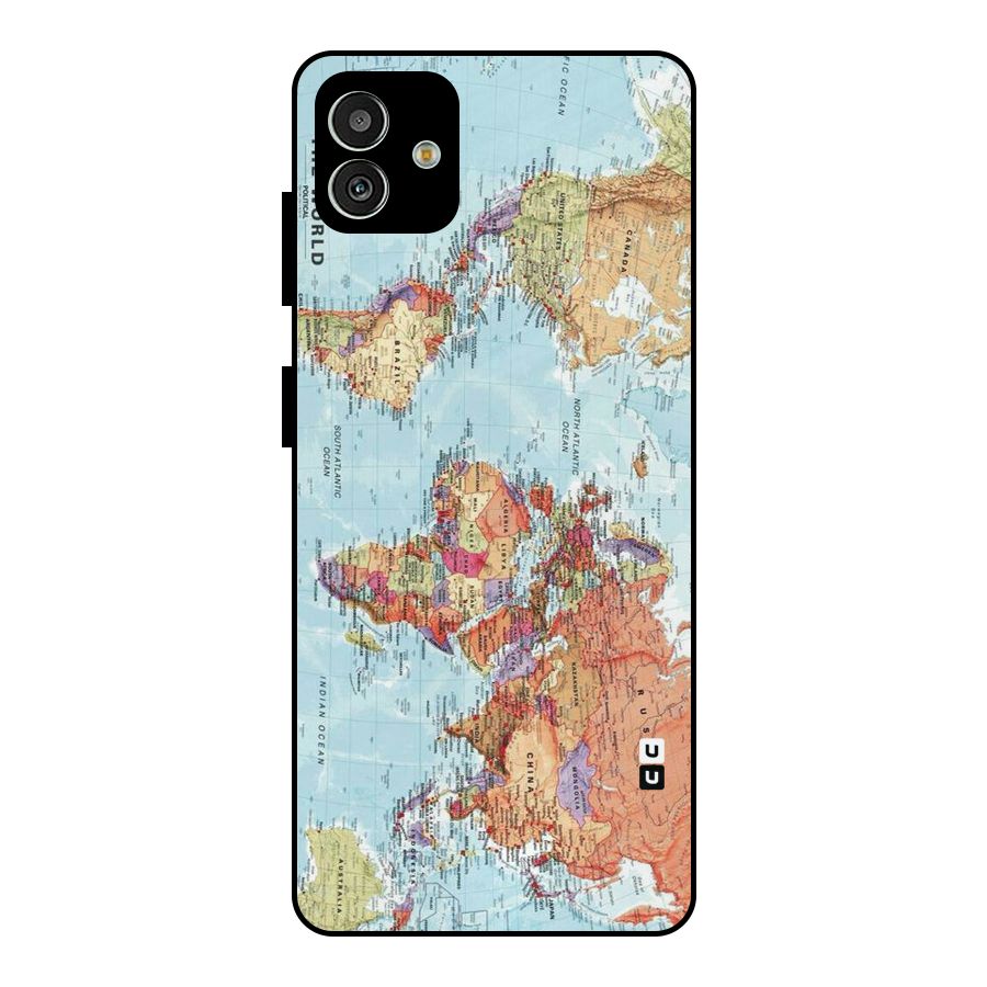 Lets Travel The World Metal Back Case for Galaxy M13 5G