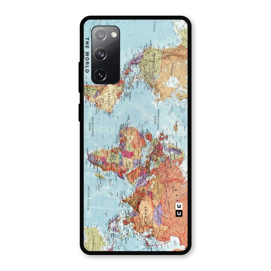 Lets Travel The World Metal Back Case for Galaxy S20 FE