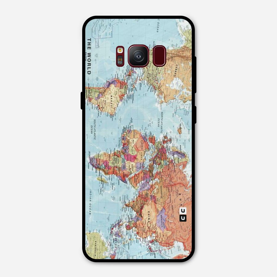 Lets Travel The World Metal Back Case for Galaxy S8