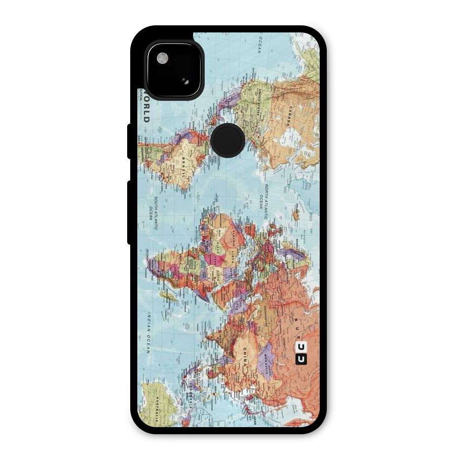 Lets Travel The World Metal Back Case for Google Pixel 4a