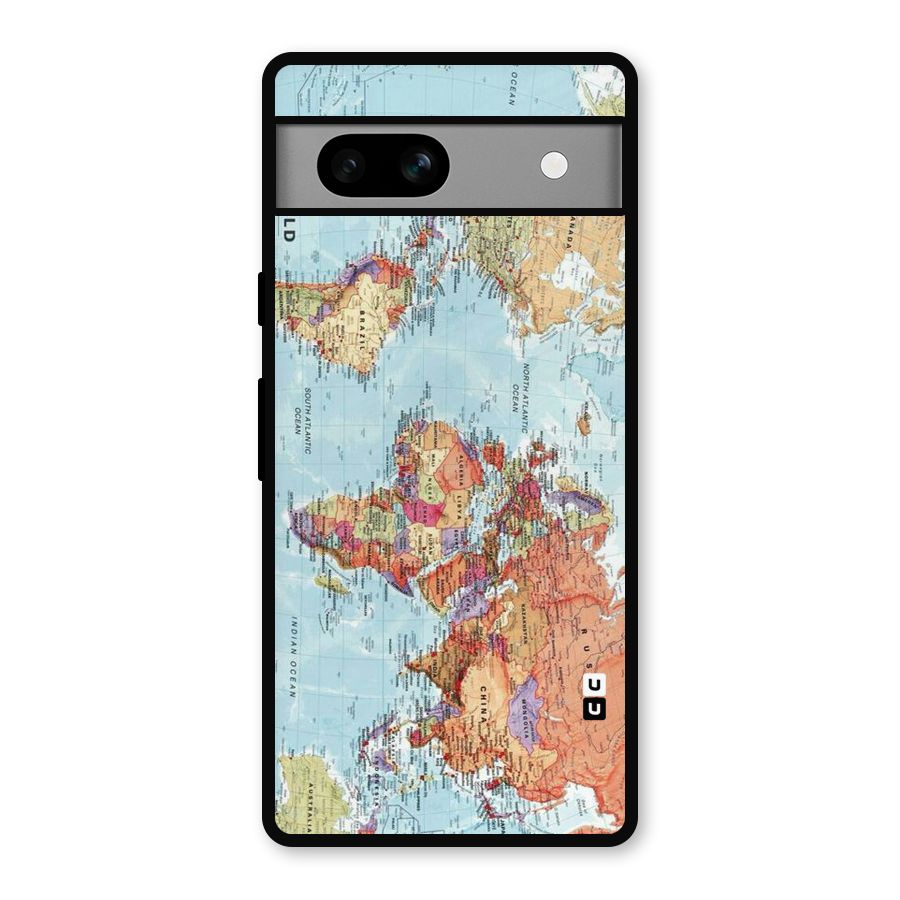 Lets Travel The World Metal Back Case for Google Pixel 7a