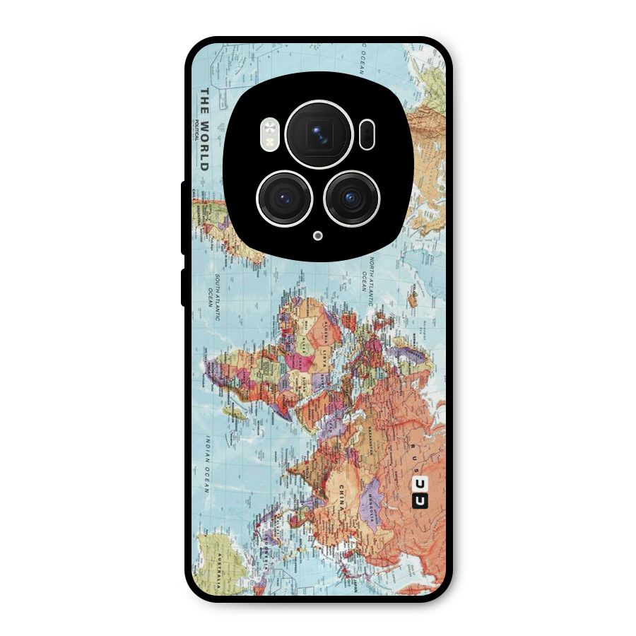 Lets Travel The World Metal Back Case for Honor Magic6 Pro