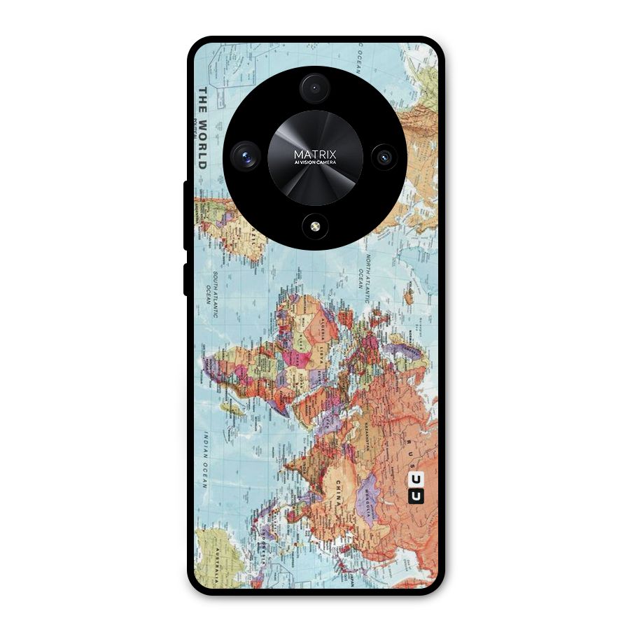 Lets Travel The World Metal Back Case for Honor X9b