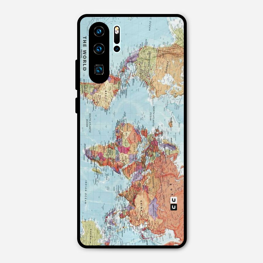 Lets Travel The World Metal Back Case for Huawei P30 Pro