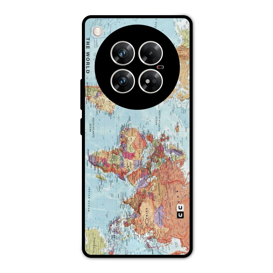 Lets Travel The World Metal Back Case for Infinix Zero 40 5G