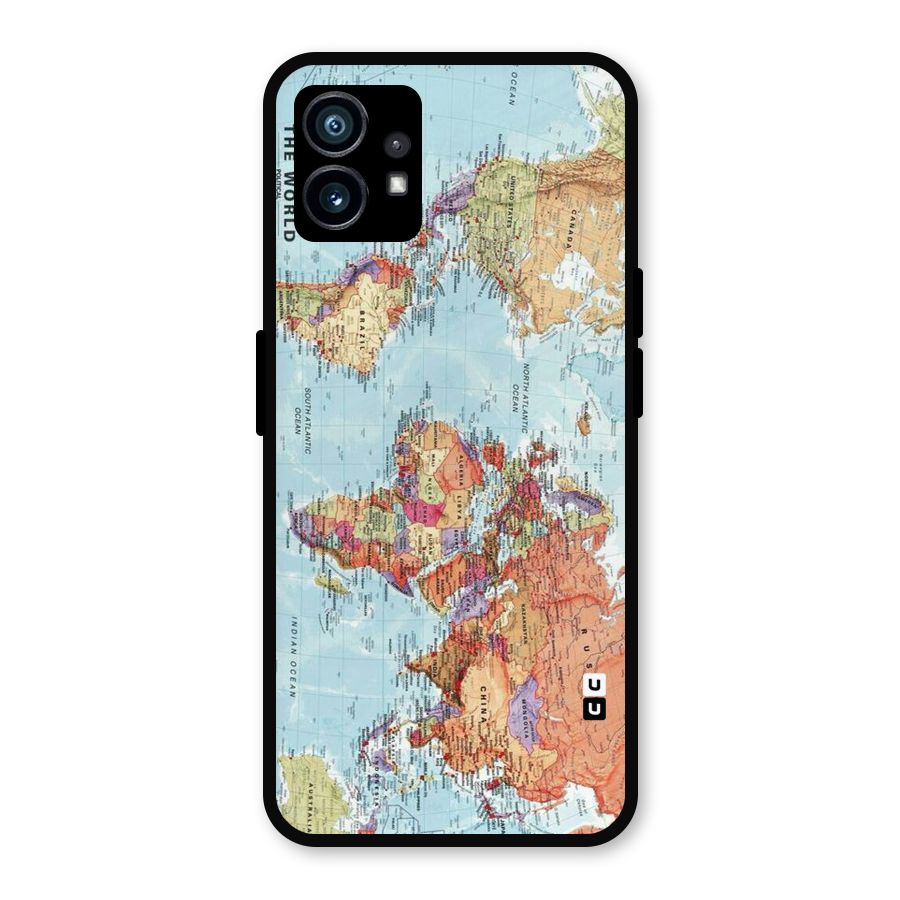 Lets Travel The World Metal Back Case for Nothing Phone 1