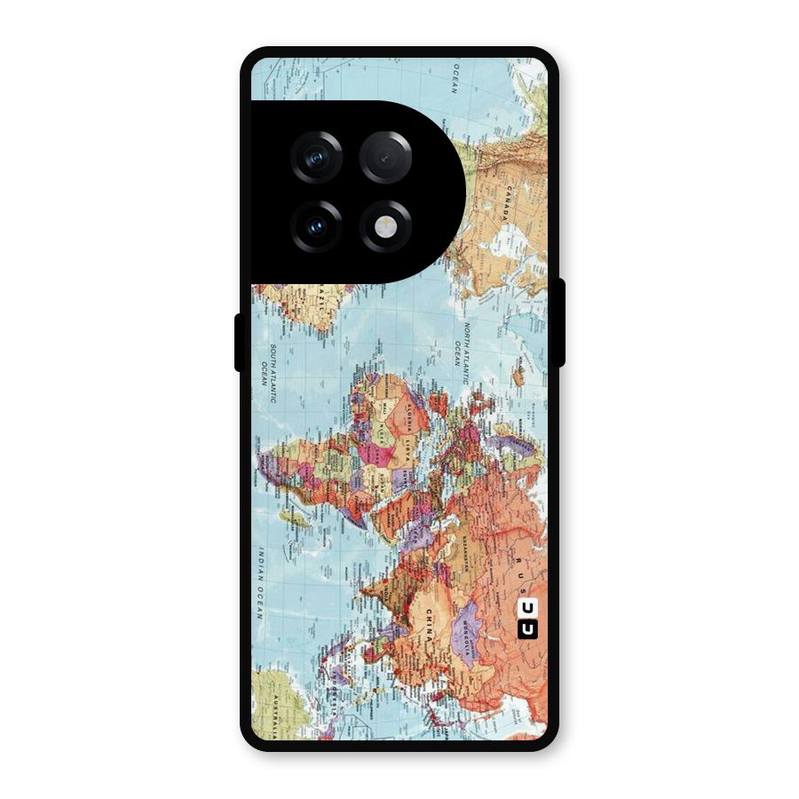 Lets Travel The World Metal Back Case for OnePlus 11R