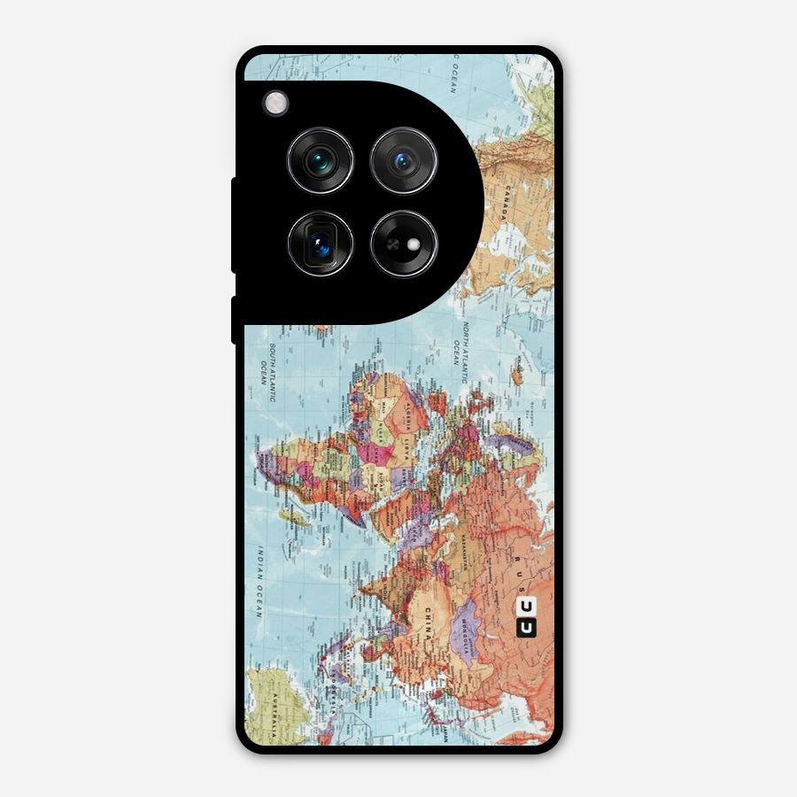 Lets Travel The World Metal Back Case for OnePlus 12