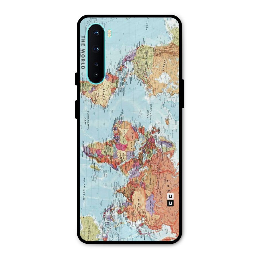 Lets Travel The World Metal Back Case for OnePlus Nord