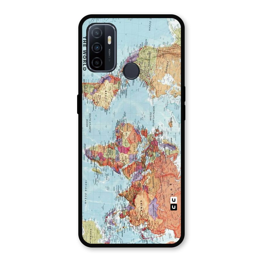 Lets Travel The World Metal Back Case for Oppo A53