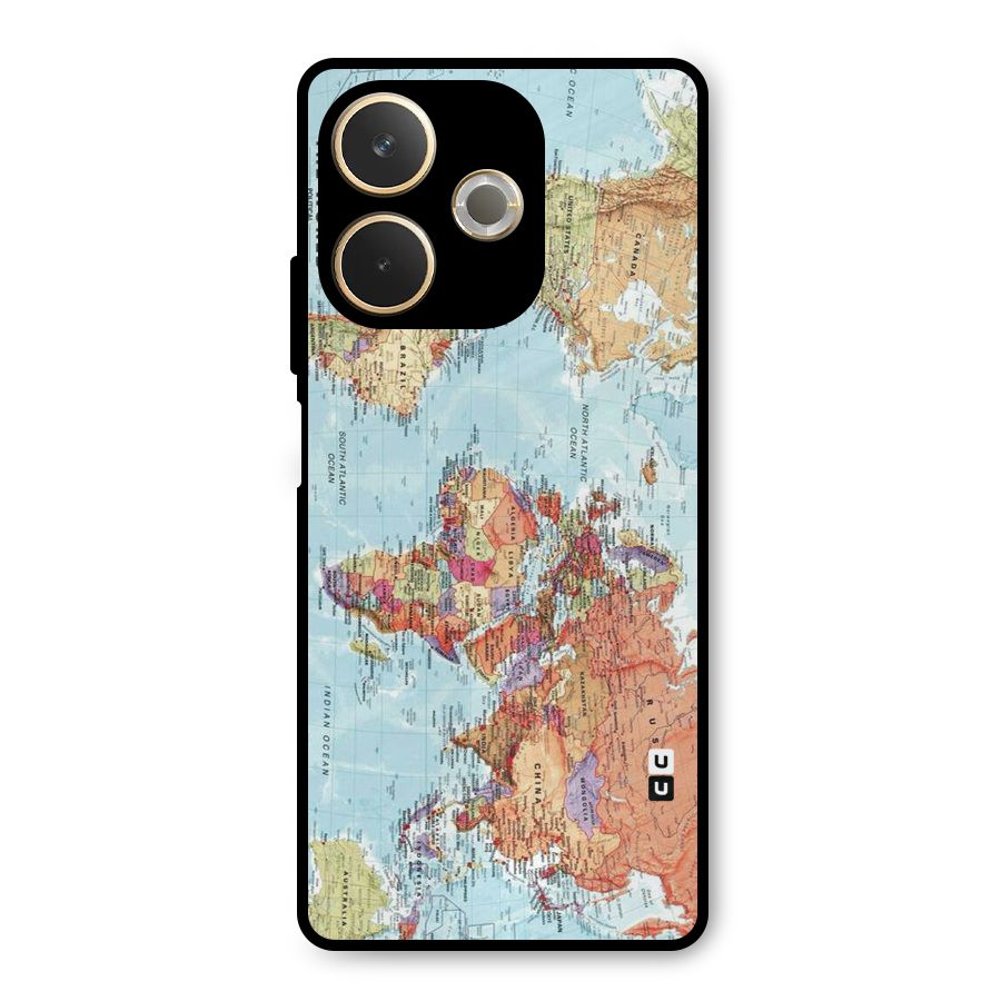 Lets Travel The World Metal Back Case for Oppo A5 Pro