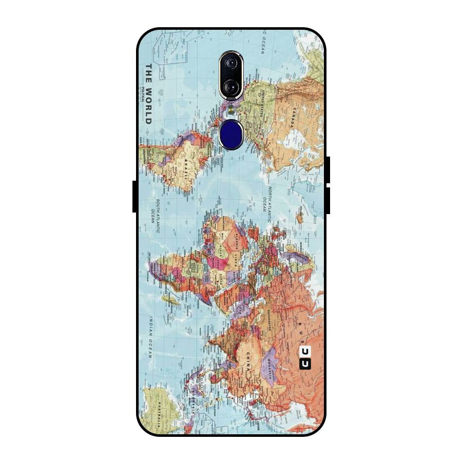 Lets Travel The World Metal Back Case for Oppo F11