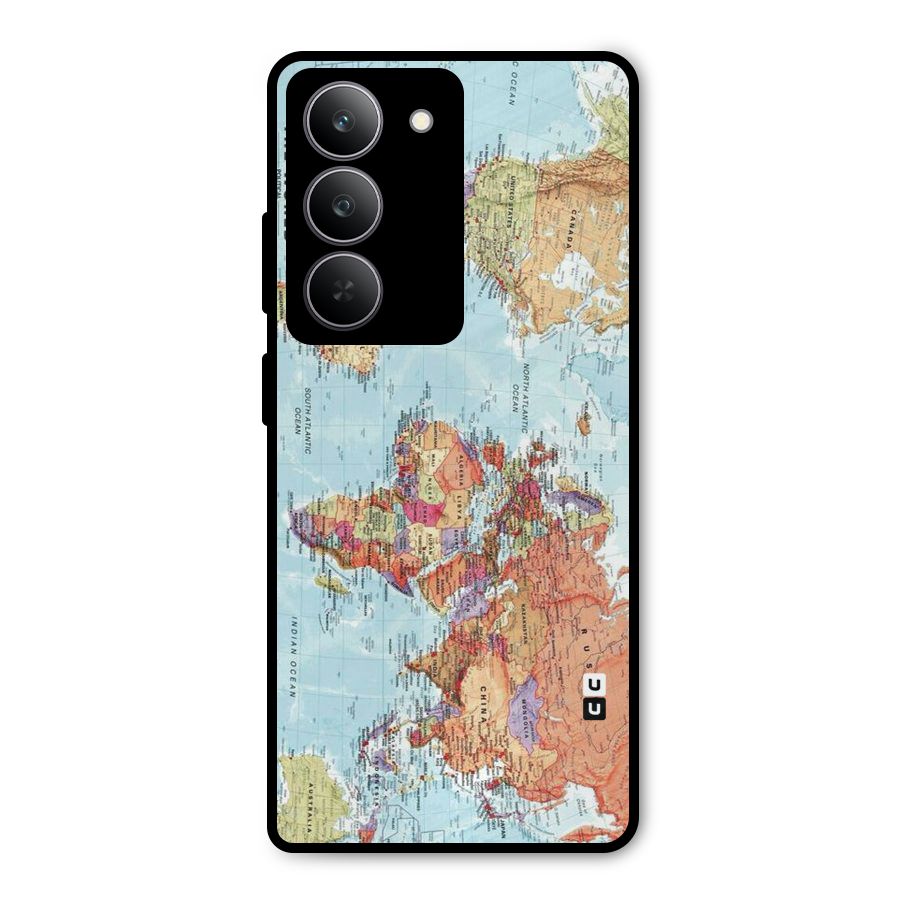Lets Travel The World Metal Back Case for Realme 14x