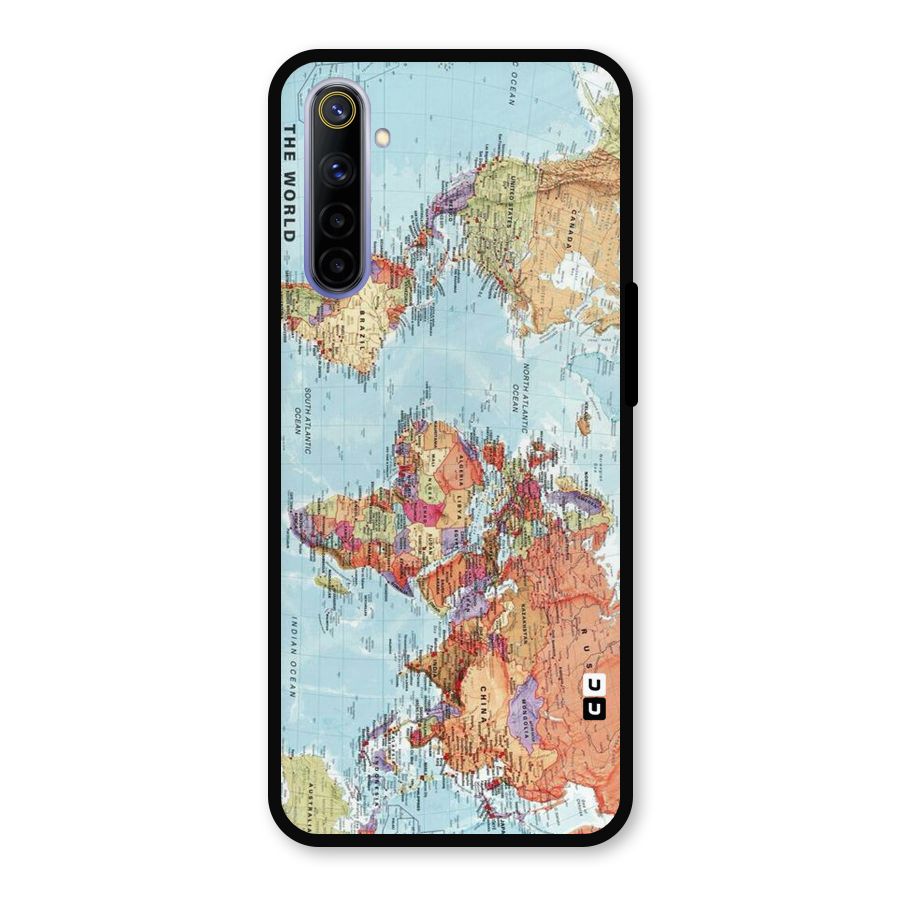 Lets Travel The World Metal Back Case for Realme 6