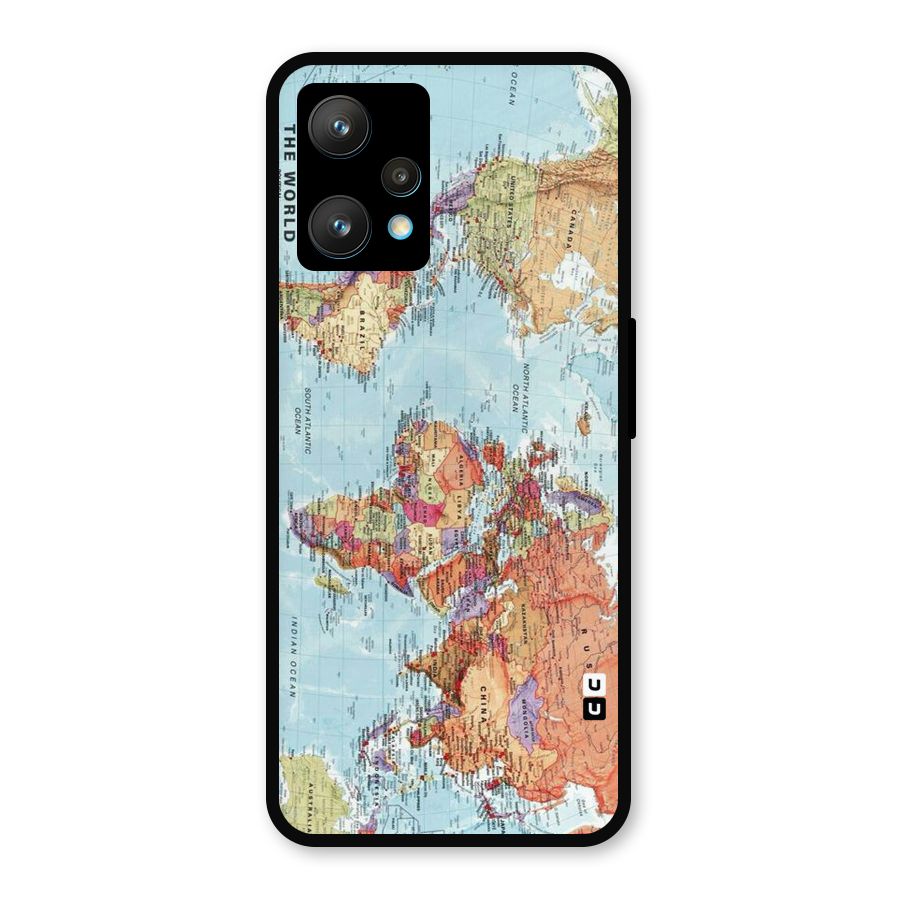 Lets Travel The World Metal Back Case for Realme 9 Pro Plus 5G