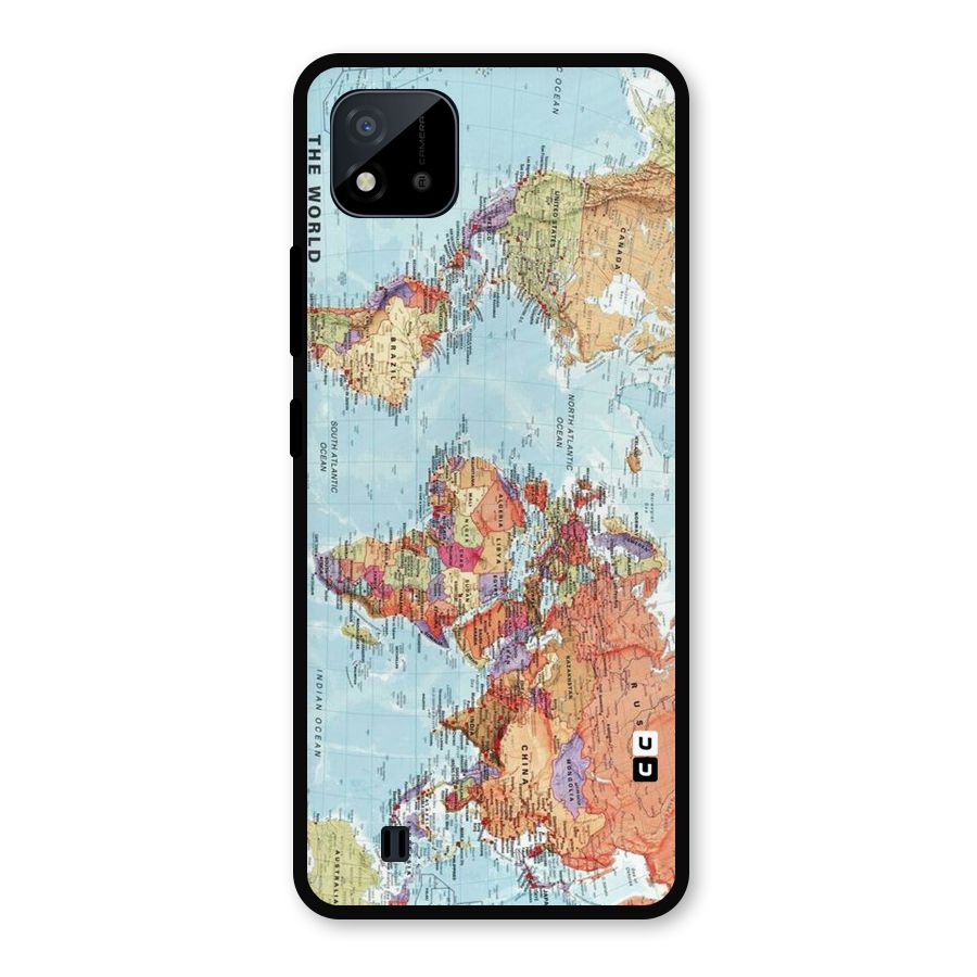 Lets Travel The World Metal Back Case for Realme C11 2021