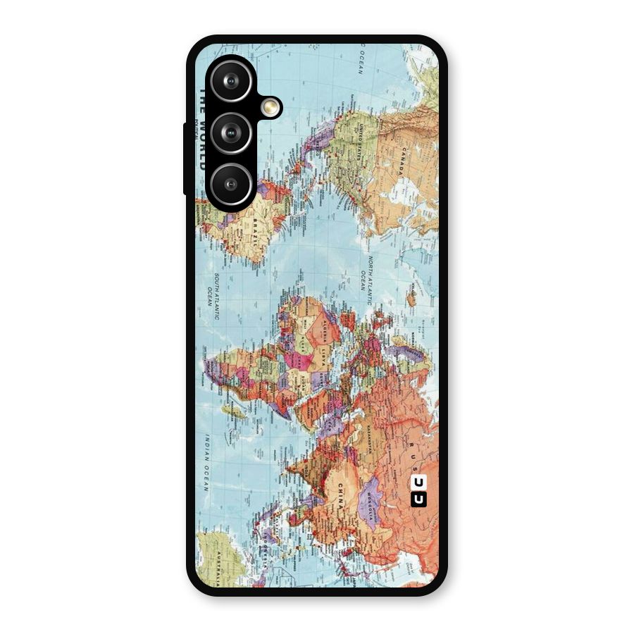 Lets Travel The World Metal Back Case for Samsung Galaxy M54