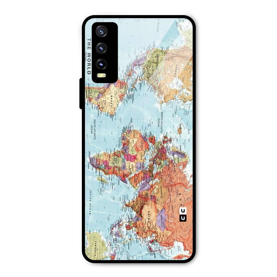 Lets Travel The World Metal Back Case for Vivo Y20g