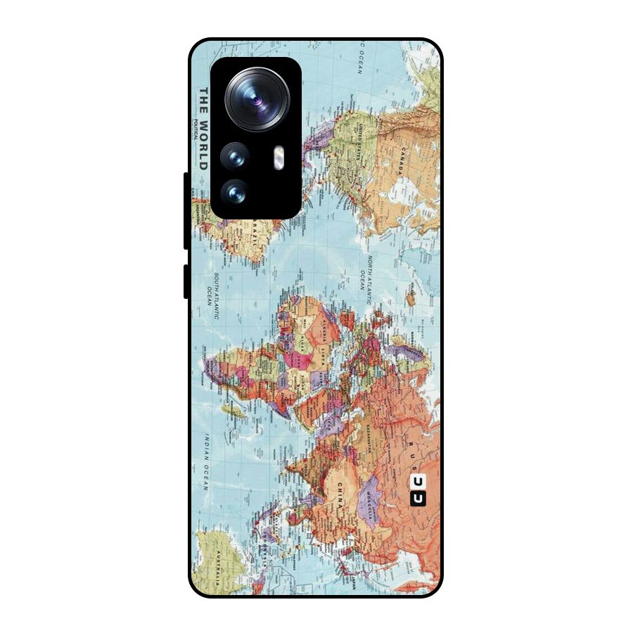 Lets Travel The World Metal Back Case for Xiaomi 12 Pro