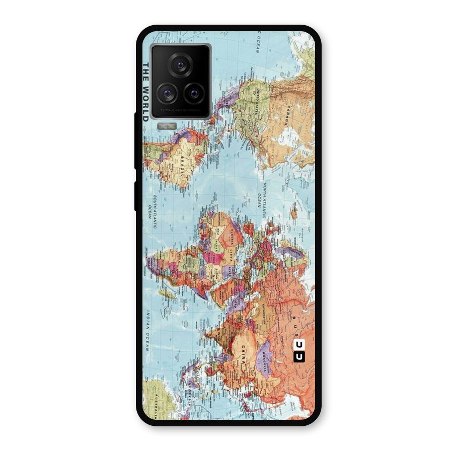 Lets Travel The World Metal Back Case for iQOO 7 Legend 5G