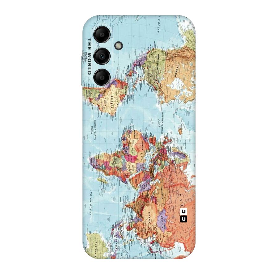 Lets Travel The World Original Polycarbonate Back Case for Galaxy A14 5G