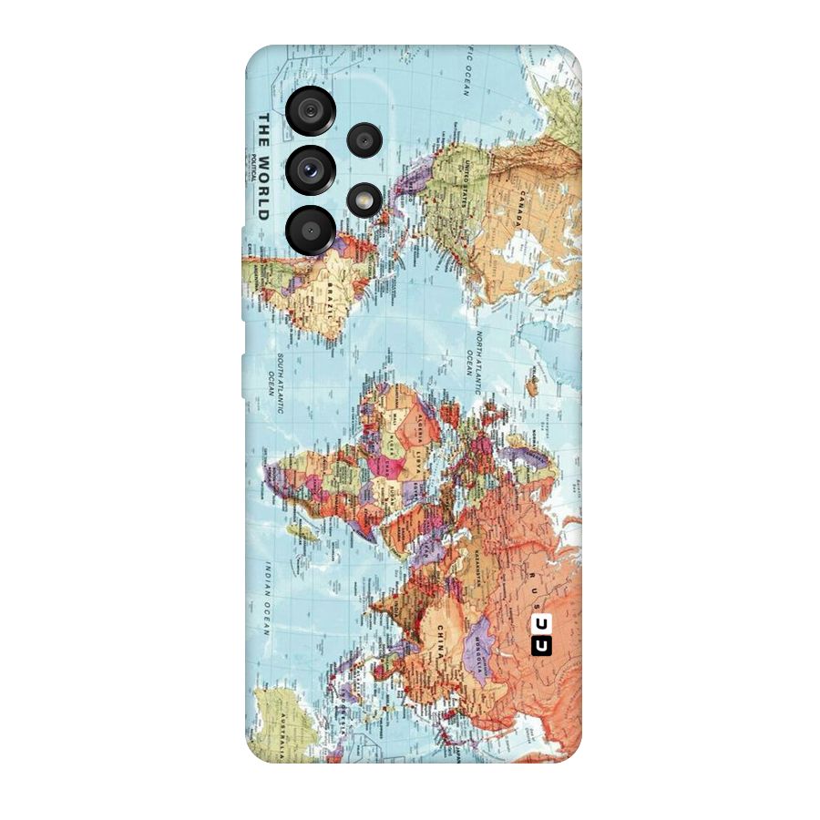 Lets Travel The World Original Polycarbonate Back Case for Galaxy A53 5G