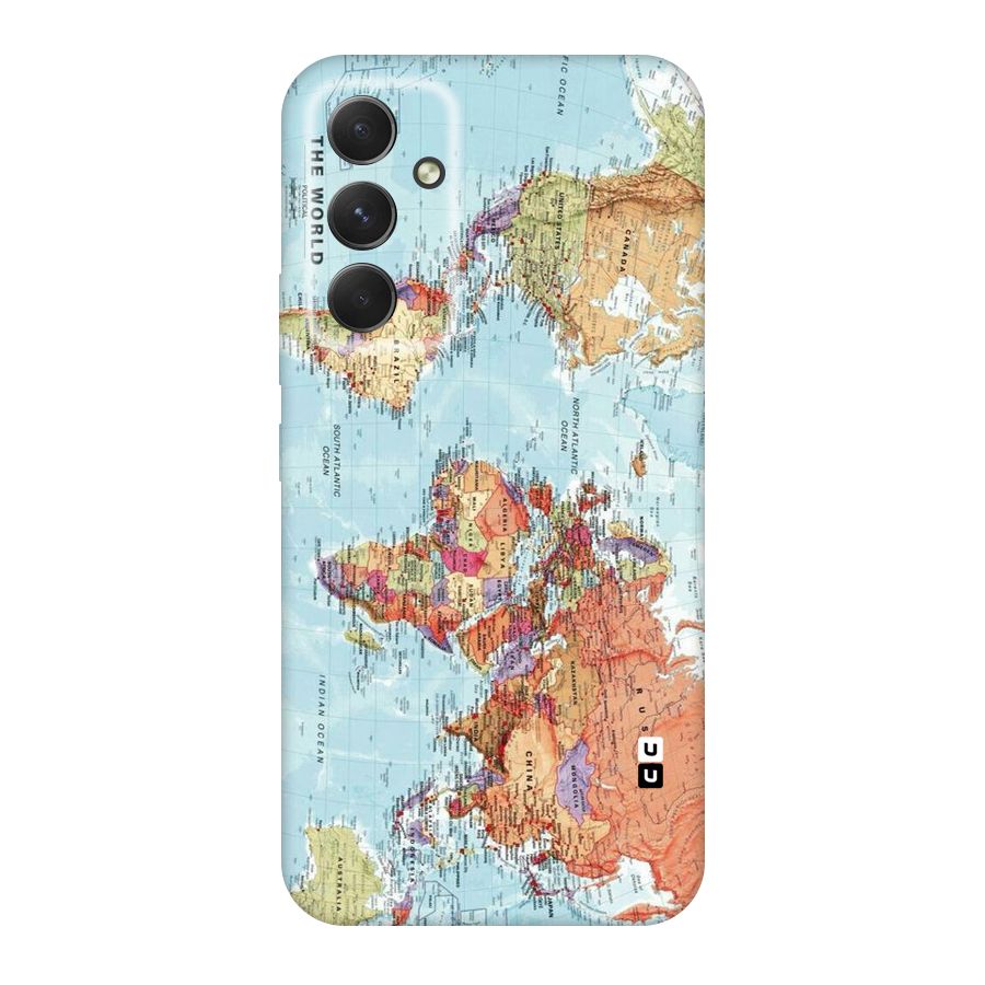 Lets Travel The World Original Polycarbonate Back Case for Galaxy A54