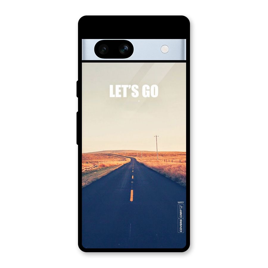 Lets Wander Glass Back Case for Google Pixel 7a