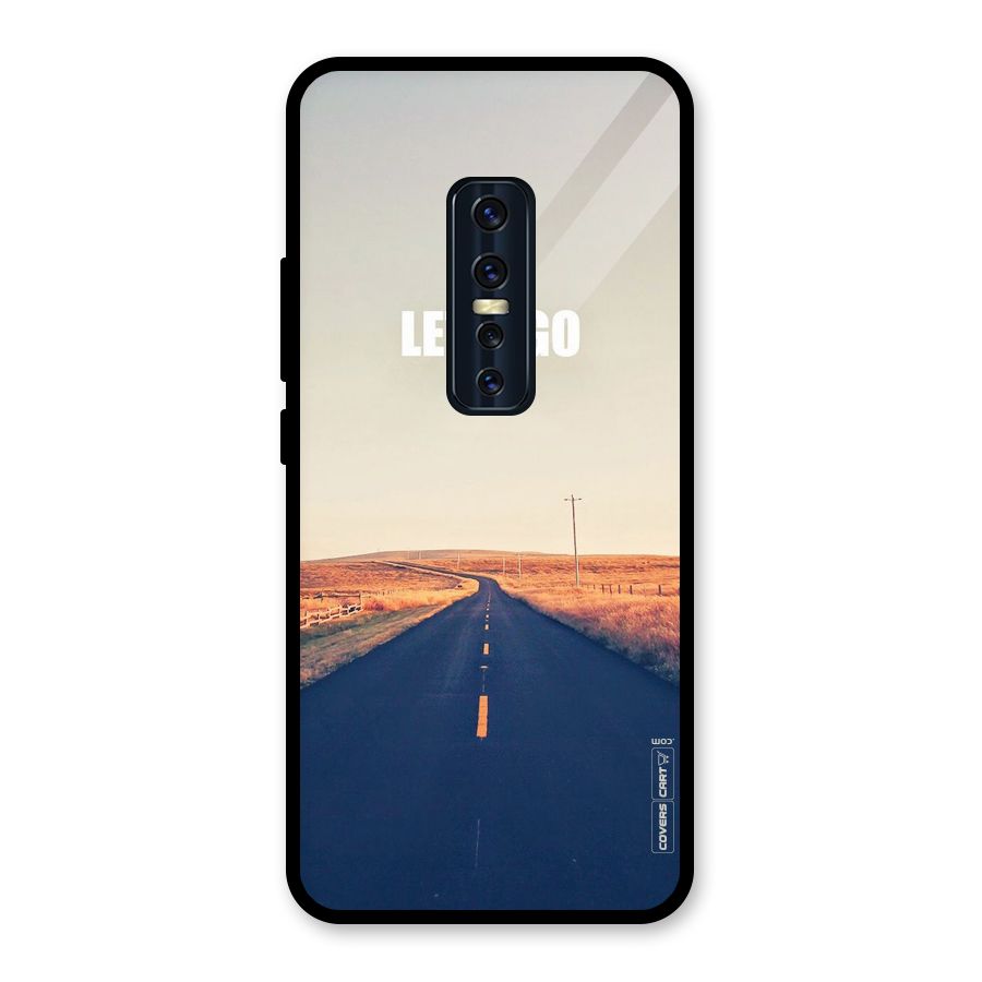 Lets Wander Glass Back Case for Vivo V17 Pro