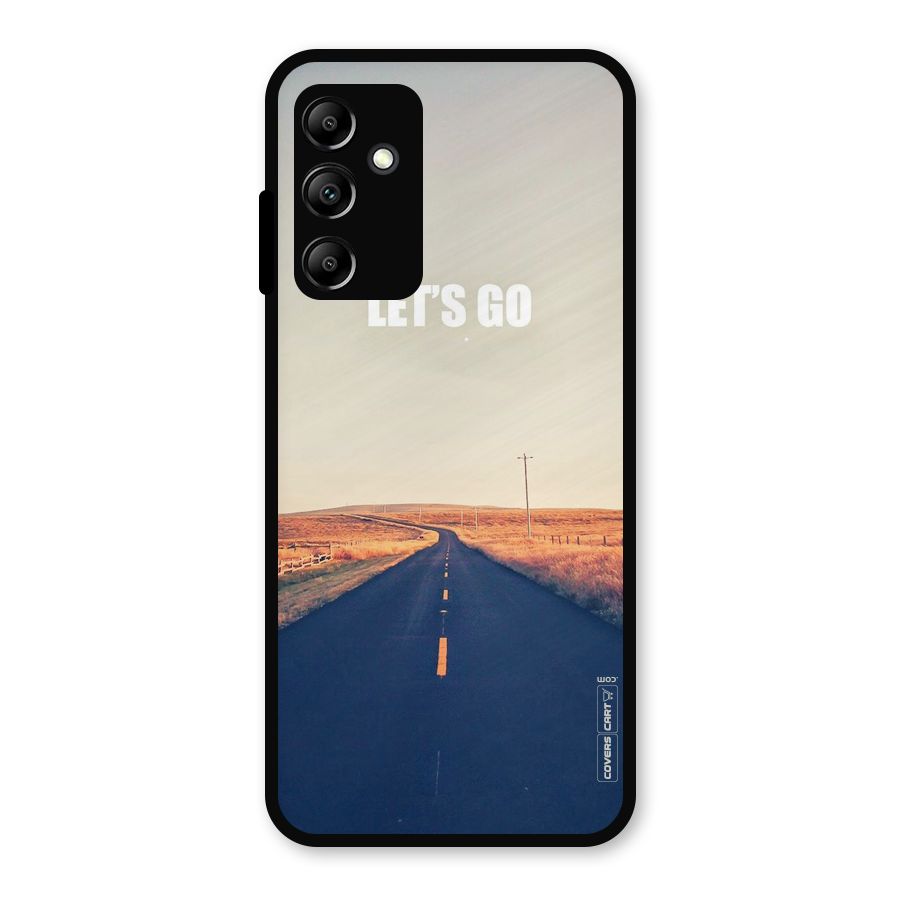 Lets Wander Metal Back Case for Galaxy A14 5G