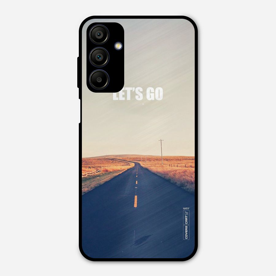 Lets Wander Metal Back Case for Galaxy A15 5G