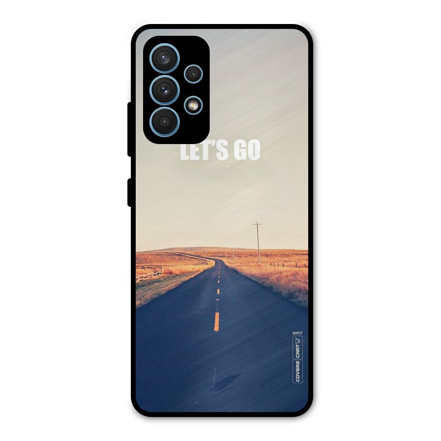 Lets Wander Metal Back Case for Galaxy A32