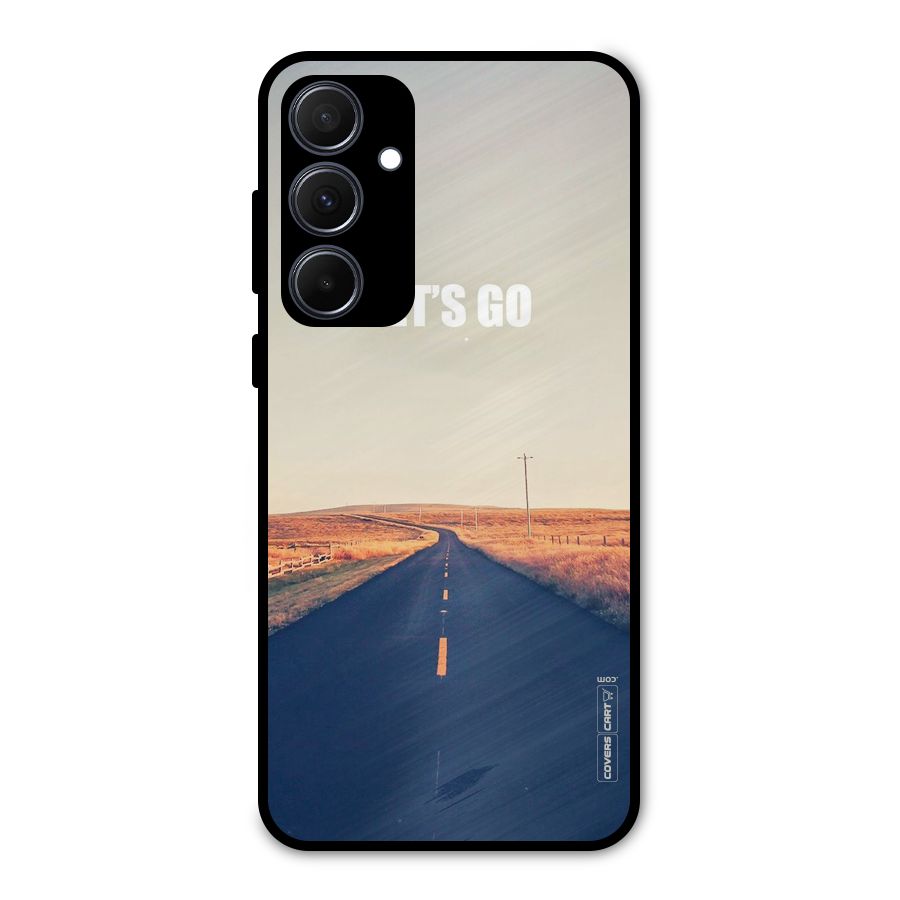Lets Wander Metal Back Case for Galaxy A35