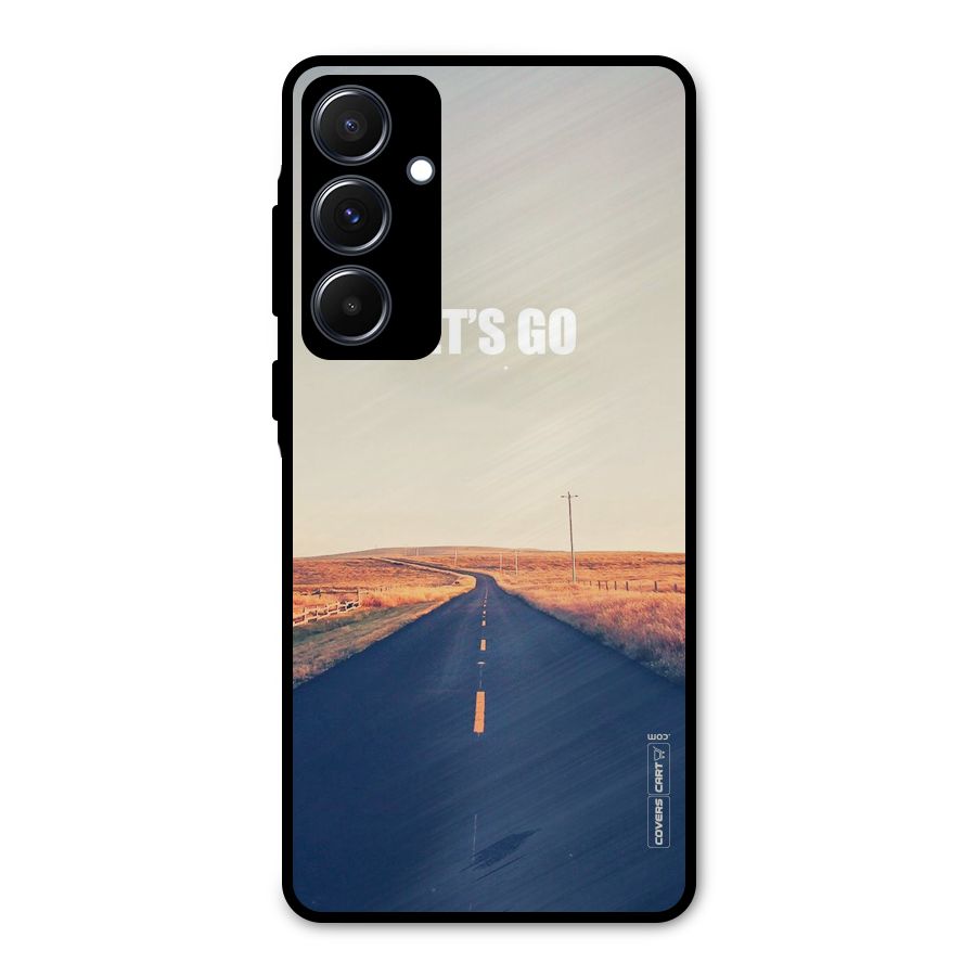 Lets Wander Metal Back Case for Galaxy A55