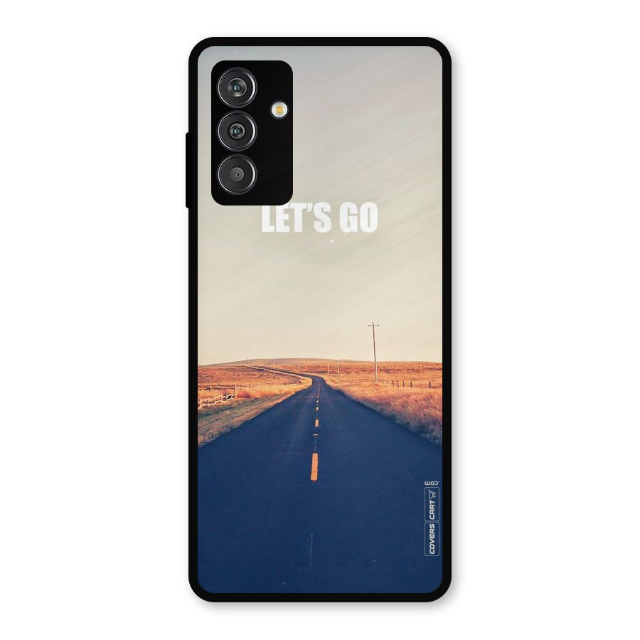 Lets Wander Metal Back Case for Galaxy F13