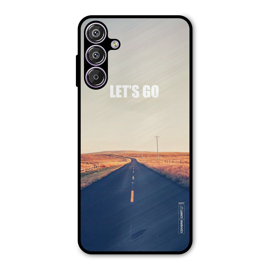 Lets Wander Metal Back Case for Galaxy F15