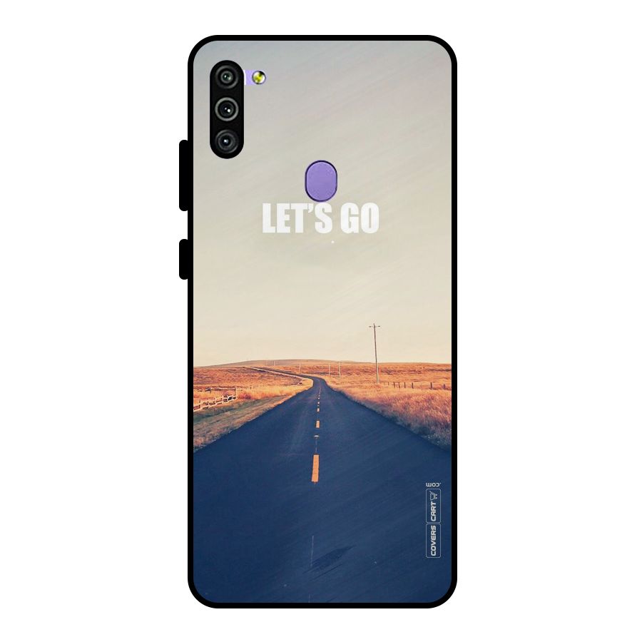 Lets Wander Metal Back Case for Galaxy M11