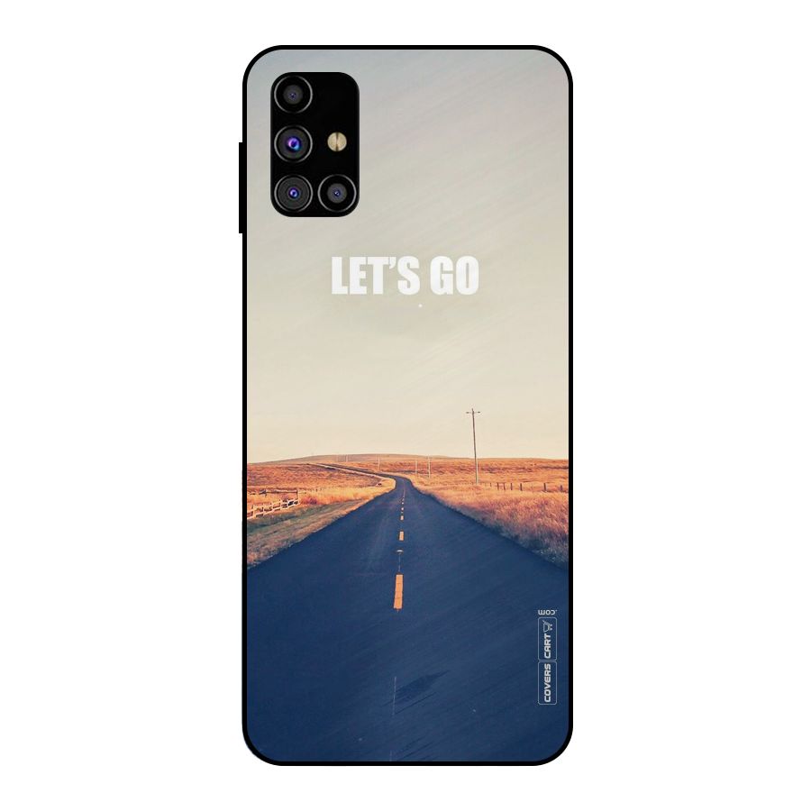 Lets Wander Metal Back Case for Galaxy M31s