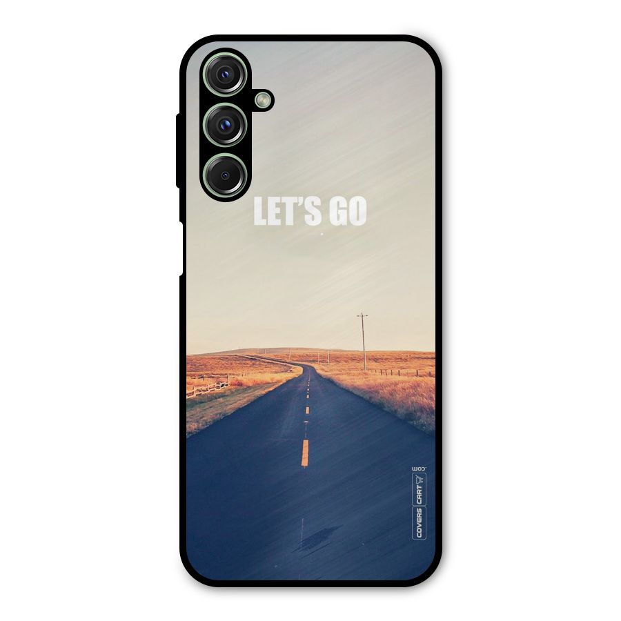 Lets Wander Metal Back Case for Galaxy M34