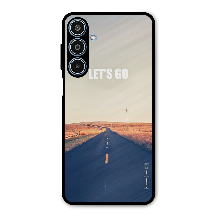 Lets Wander Metal Back Case for Galaxy M35