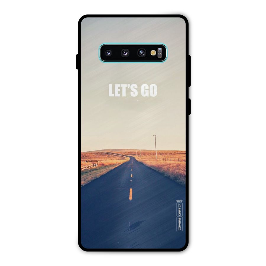 Lets Wander Metal Back Case for Galaxy S10 Plus