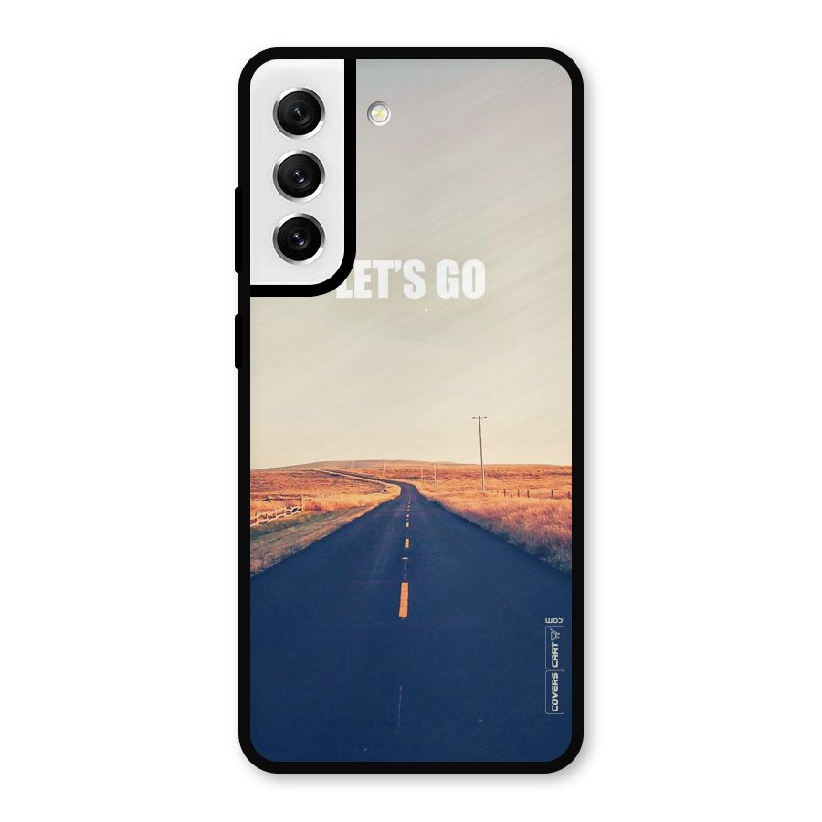 Lets Wander Metal Back Case for Galaxy S21 FE 5G