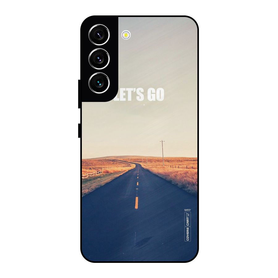 Lets Wander Metal Back Case for Galaxy S22 5G