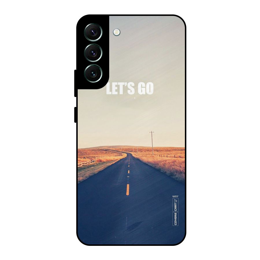 Lets Wander Metal Back Case for Galaxy S22 Plus 5G