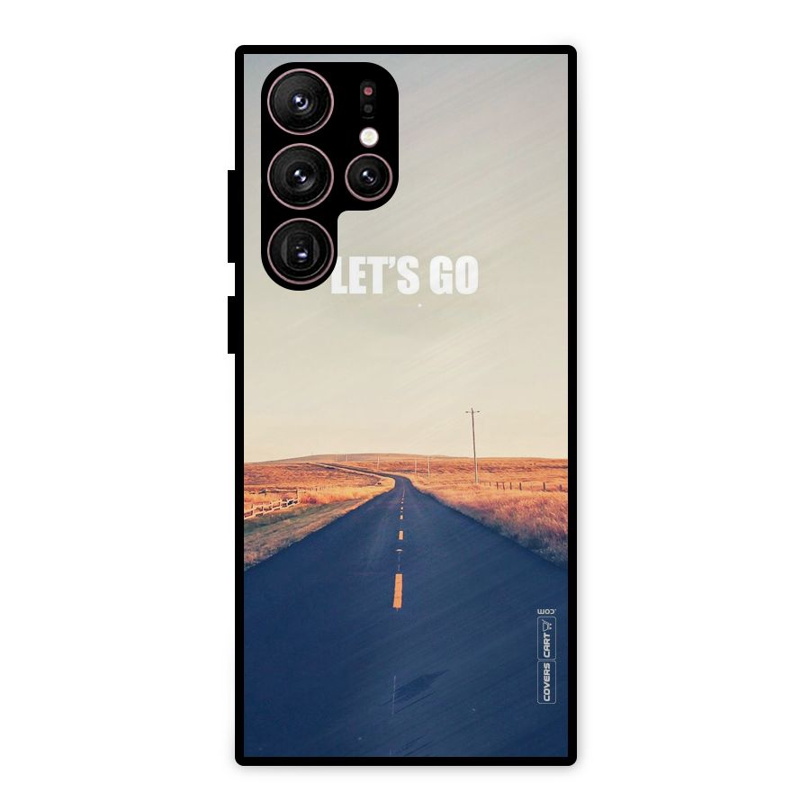 Lets Wander Metal Back Case for Galaxy S22 Ultra 5G