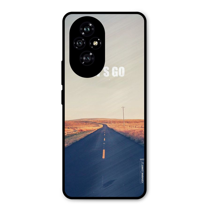 Lets Wander Metal Back Case for Honor 200