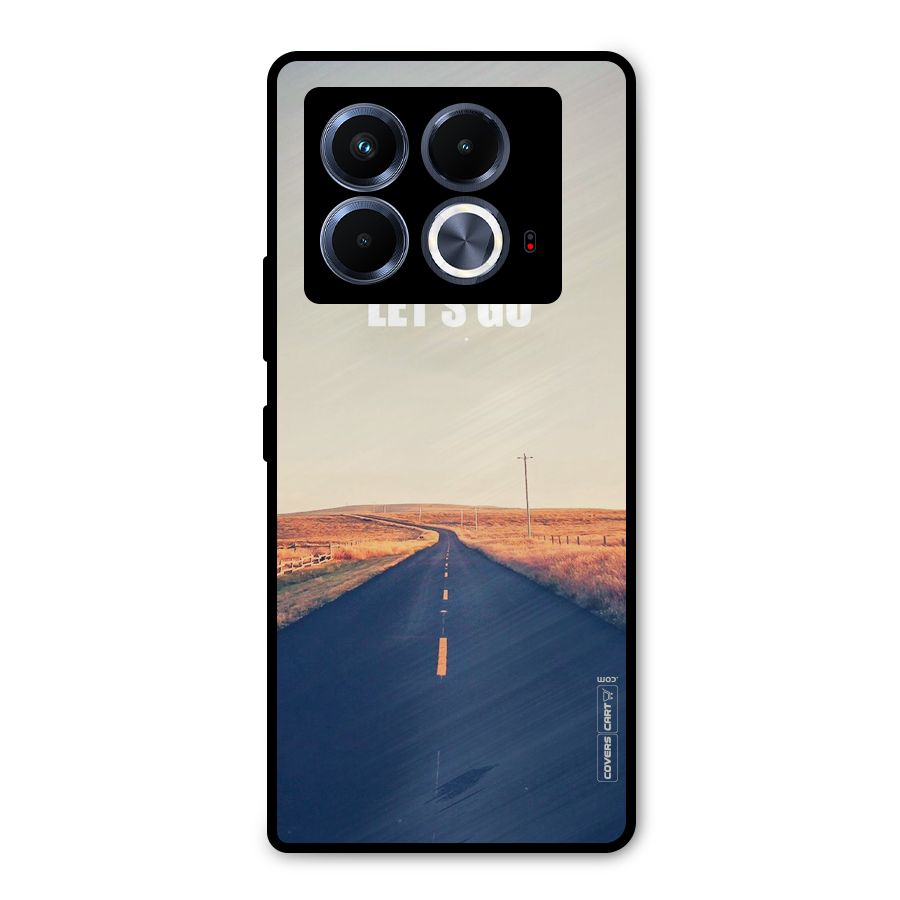 Lets Wander Metal Back Case for Infinix Note 40 5G